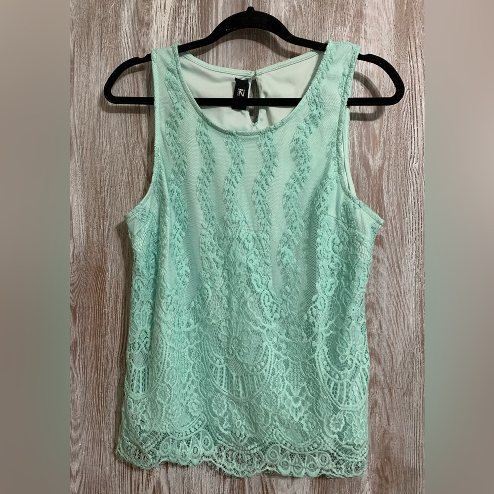 Beautiful Lace Lined Tank